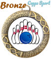 Immagine di MEDAGLIONE BOWLING diametro mm.70