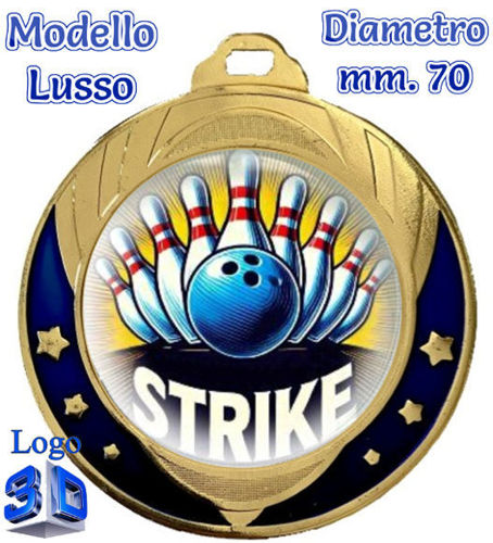 Immagine di MEDAGLIONE BOWLING mm. 70 - Art. 9659